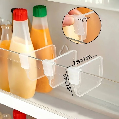 20pcs clear fridge organiser - clear,
